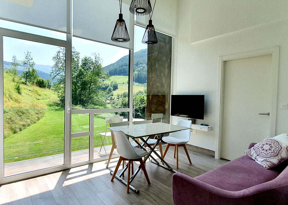 Vista frontal, Apartamentos Bergaretxe