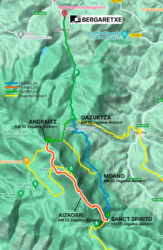 Tramo 3, ANDRAITZ - BERGARETXE